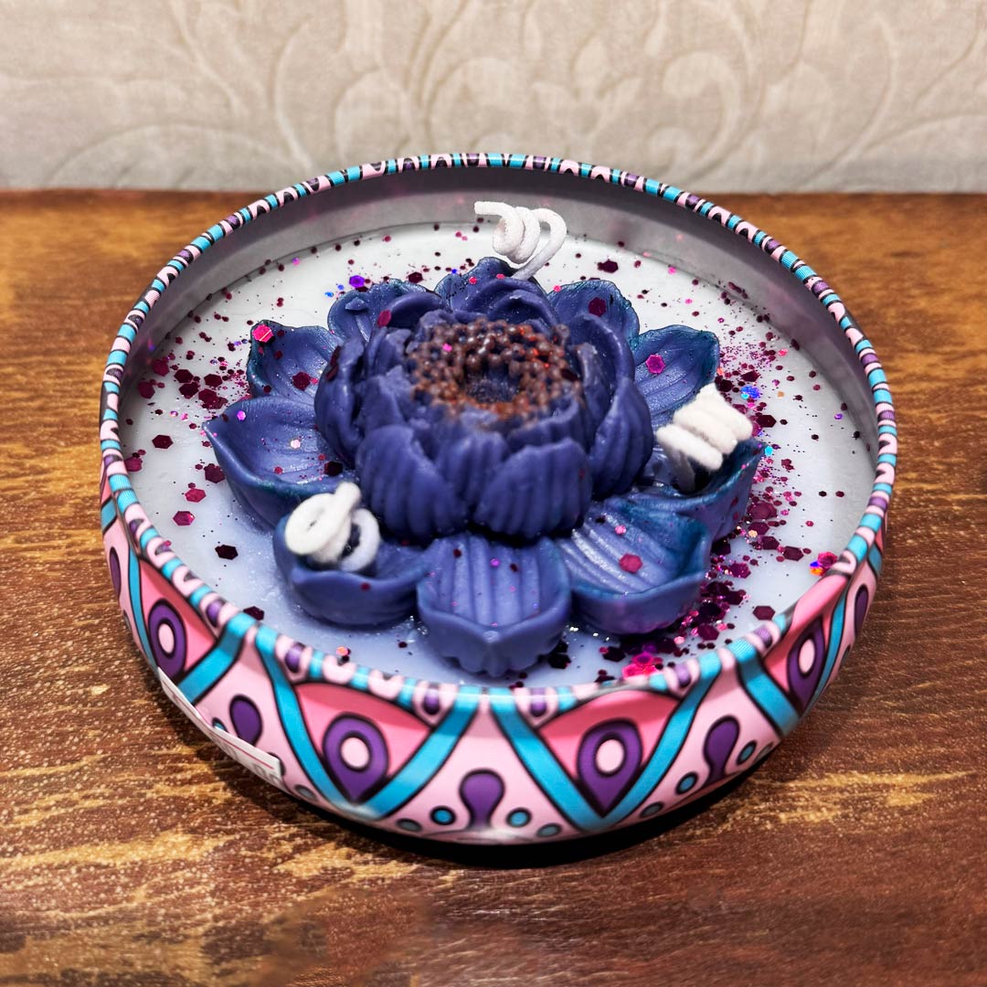 Vela Aromática Artesanal Lata Decorativa - Lumina Aura