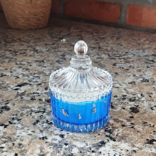 Vela Aromática Artesanal em Vidro Decorativo - AURA DI LUCE - Lumina Aura