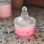 Vela Aromática Artesanal em Vidro Decorativo - VELLUTO D’AMORE - Lumina Aura