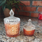 Vela Aromática Artesanal em Vidro Decorativo - SILENZIO DORATO - Lumina Aura