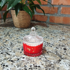 Vela Aromática Artesanal em Vidro Decorativo - DOLCE PASSIONE - Lumina Aura