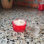 Vela Aromática Artesanal em Vidro Decorativo - DOLCE PASSIONE - Lumina Aura