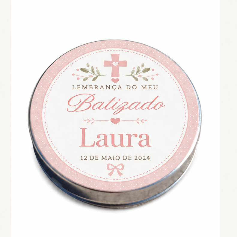 Lembrancinha de Vela na Lata