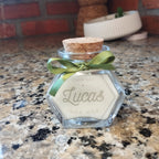 Lembrancinha Vela Aromática Vidro Facetado  | Lumina Aura