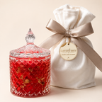Vela Aromática Artesanal em Vidro Decorativo - DOLCE PASSIONE - Lumina Aura