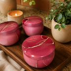 Vela Aromática Artesanal Lata Decorativa - Lumina Aura