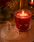 Vela Aromática Artesanal em Vidro Decorativo - DOLCE PASSIONE - Lumina Aura