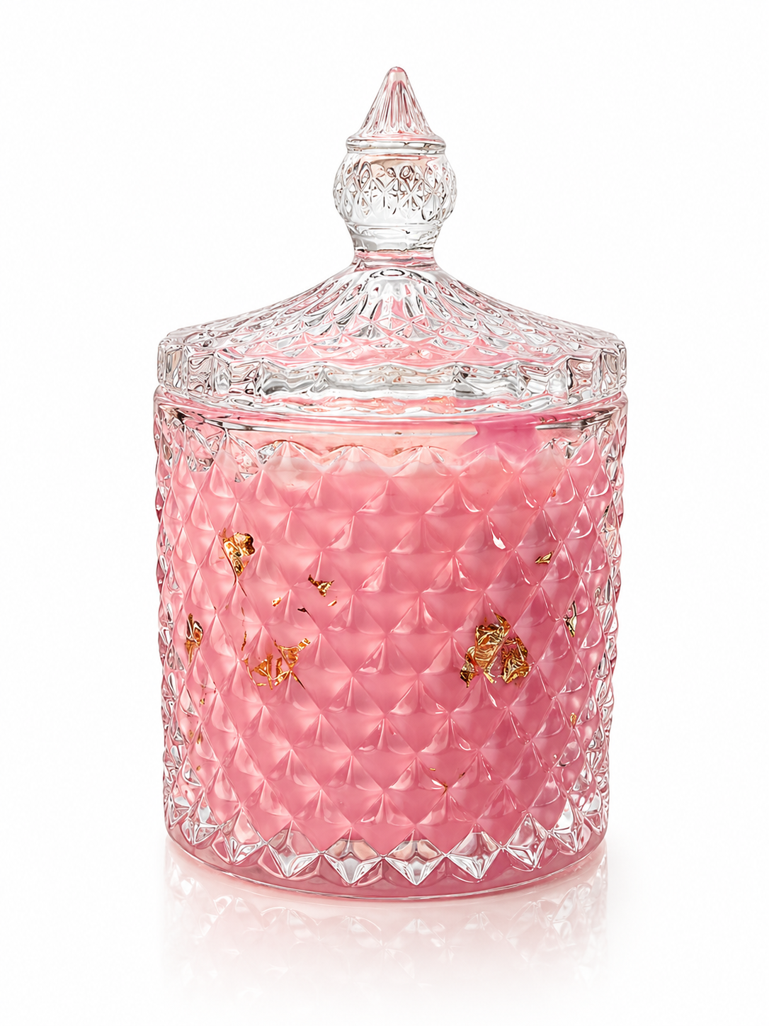 Vela Aromática Artesanal em Vidro Decorativo - VELLUTO D’AMORE - Lumina Aura