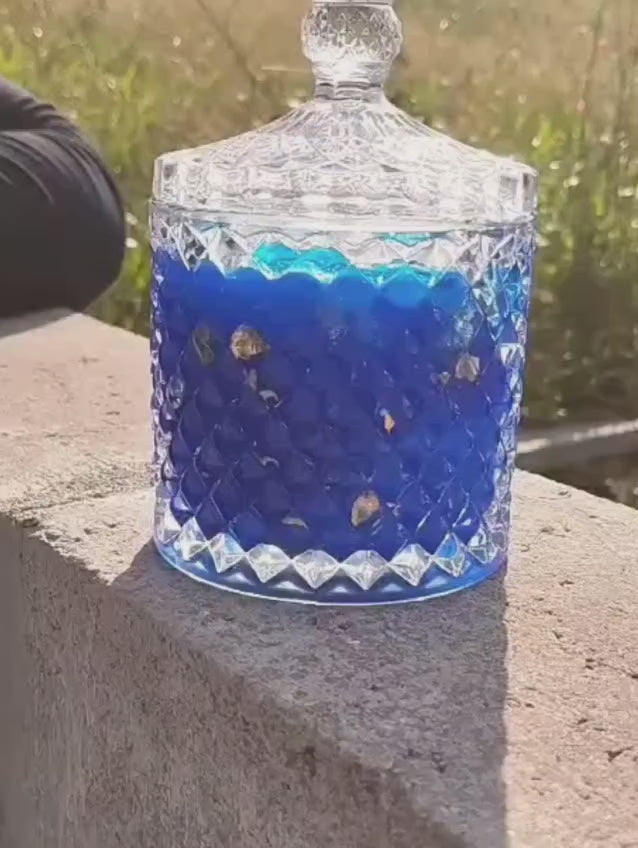 Vela Aromática Artesanal em Vidro Decorativo - AURA DI LUCE - Lumina Aura