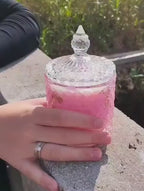 Vela Aromática Artesanal em Vidro Decorativo - VELLUTO D’AMORE - Lumina Aura