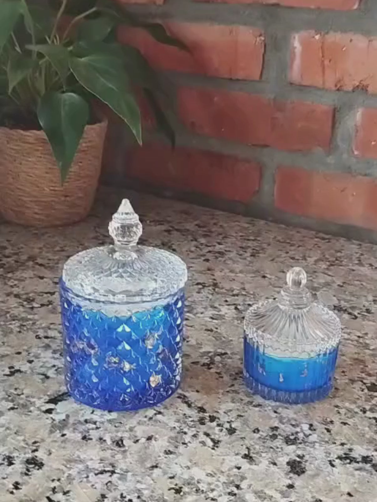 Vela Aromática Artesanal em Vidro Decorativo - AURA DI LUCE - Lumina Aura