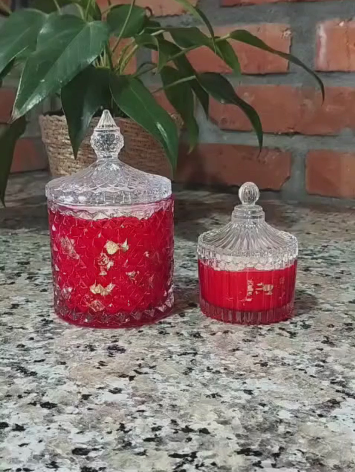 Vela Aromática Artesanal em Vidro Decorativo - DOLCE PASSIONE - Lumina Aura