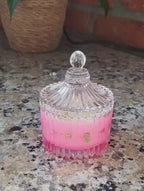 Vela Aromática Artesanal em Vidro Decorativo - VELLUTO D’AMORE - Lumina Aura
