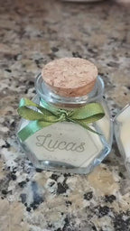 Lembrancinha Vela Aromática Vidro Facetado  | Lumina Aura